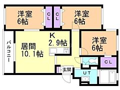 物件の間取り