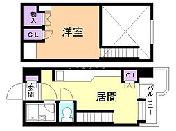 サンシャイン・シティー21 1LDKの間取図画像