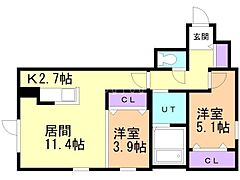 物件の間取り