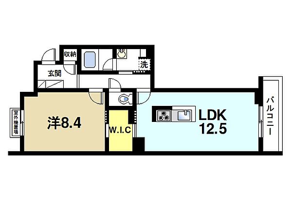 奈良県奈良市杉ヶ町(賃貸マンション1LDK・2階・53.80㎡)の写真 その2