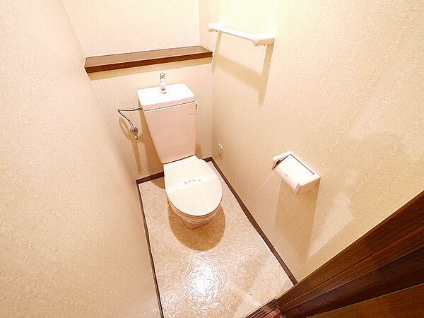 画像9:落ち着いた色調のトイレです
