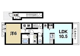 ハッピーハイツ  ｜ 奈良県天理市田部町（賃貸アパート1LDK・2階・45.07㎡） その2