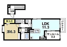 奈良県奈良市南京終町4丁目（賃貸アパート1LDK・2階・50.74㎡） その2