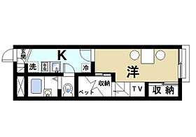 レオパレス州見台  ｜ 京都府木津川市州見台1丁目15-31（賃貸アパート1K・1階・22.35㎡） その2