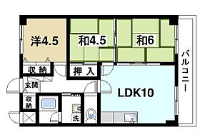 奈良県奈良市南魚屋町（賃貸マンション3LDK・5階・57.71㎡） その2