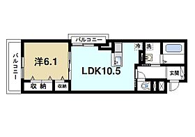 奈良県大和郡山市額田部北町（賃貸アパート1LDK・3階・41.88㎡） その2