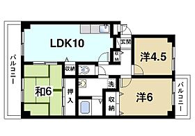 奈良県奈良市大森西町（賃貸マンション3LDK・3階・60.71㎡） その2