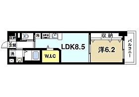 ルミエール　ドゥ　ソレイユ  ｜ 奈良県奈良市大宮町1丁目（賃貸マンション1LDK・2階・35.20㎡） その2