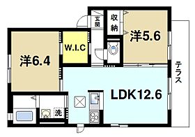 奈良県奈良市五条3丁目（賃貸アパート2LDK・1階・56.60㎡） その2