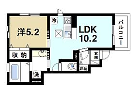 プレジールさがなか  ｜ 京都府木津川市相楽城西（賃貸アパート1LDK・1階・38.16㎡） その2