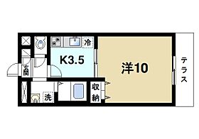 奈良県奈良市東九条町（賃貸アパート1K・1階・33.53㎡） その2