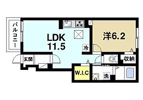 奈良県生駒市有里町（賃貸アパート1LDK・1階・41.13㎡） その1