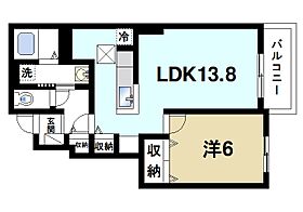 ブローテ  ｜ 京都府木津川市城山台1丁目（賃貸アパート1LDK・1階・45.89㎡） その2