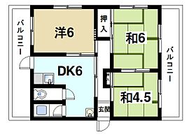 奈良県大和郡山市永慶寺町（賃貸マンション3K・2階・46.81㎡） その2