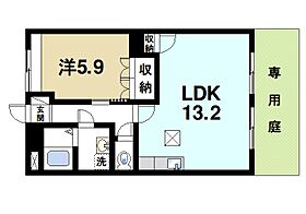 リリー・フォレスト  ｜ 京都府木津川市梅美台4丁目（賃貸マンション1LDK・1階・44.80㎡） その2