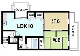 リバー佐保  ｜ 奈良県奈良市芝辻町（賃貸マンション2LDK・4階・46.20㎡） その2