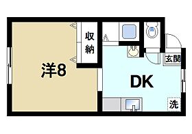 奈良県奈良市紀寺町（賃貸アパート1DK・2階・28.00㎡） その2