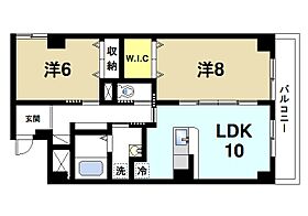 奈良県奈良市大森町（賃貸マンション2LDK・3階・59.59㎡） その2