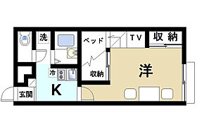 奈良県奈良市東九条町687-1（賃貸アパート1K・2階・23.18㎡） その2