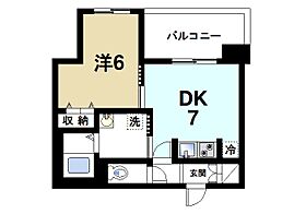 Dekalb（デカルブ）  ｜ 奈良県奈良市大宮町6丁目（賃貸マンション1DK・8階・34.05㎡） その2