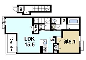 クレストールII  ｜ 奈良県天理市石上町（賃貸アパート1LDK・2階・53.68㎡） その1