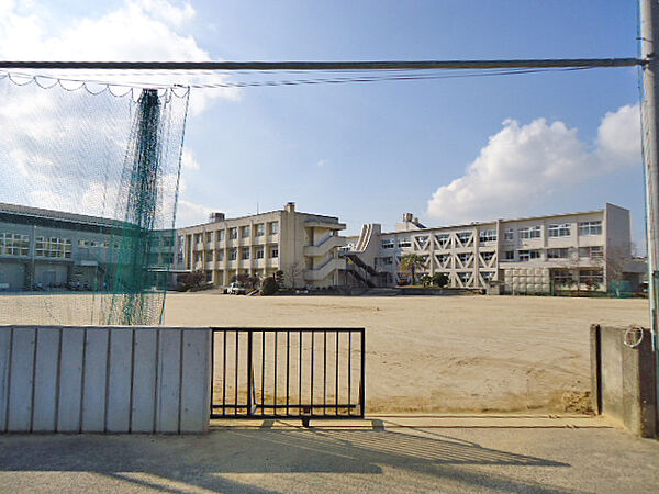Beautiful mountainous landscape with colorful sky