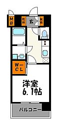 間取図画像 1K