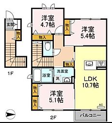 シャーメゾンウィステリア 2階