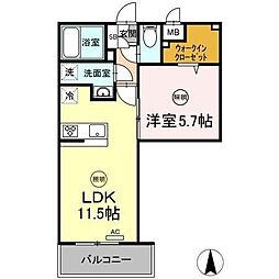 ラピスボヌール 4階/-