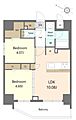 S-RESIDENCE薬院aureate8階16.7万円