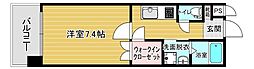 リファレンス天神 1Kの間取図画像