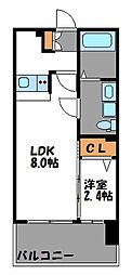 グランフォーレプライム大手門 1LDKの間取図画像