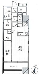 GRAN PASEO明大前 3階1LDKの間取り