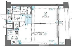 ZOOM渋谷富ヶ谷 1LDKの間取図画像
