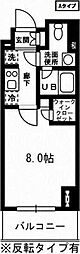 レジディア杉並方南町 1Kの間取図画像