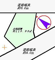 物件画像 八木山松波町　建築条件なし