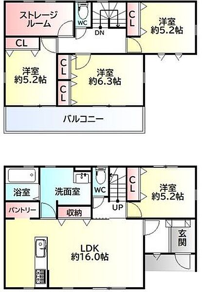 間取りを拡大表示