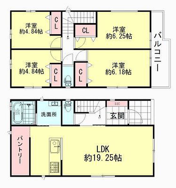 間取りを拡大表示