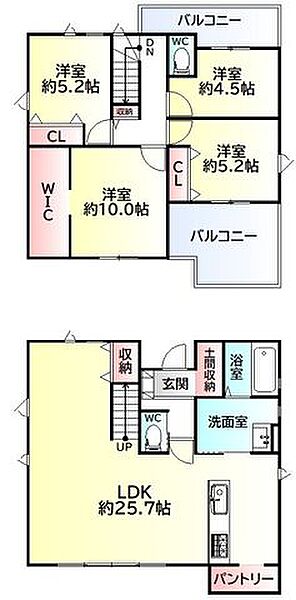 間取りを拡大表示