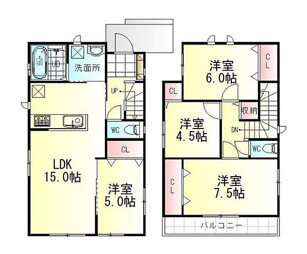 間取りを拡大表示