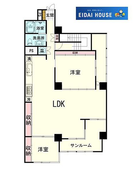間取りを拡大表示