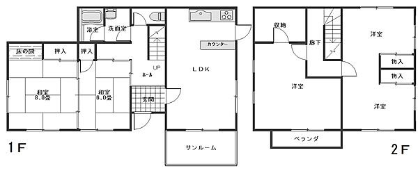 間取りを拡大表示