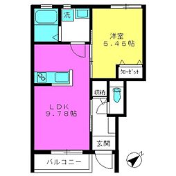 間取図画像 1LDK