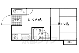 京都府京都市南区久世東土川町（賃貸アパート1DK・2階・19.44㎡） その2