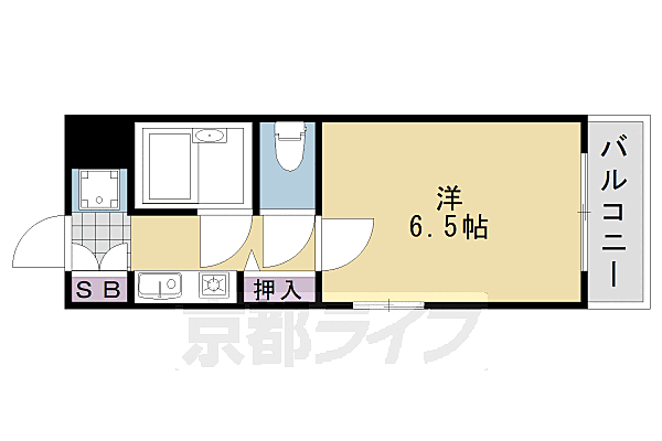 インペリアルジュン 201｜京都府京都市西京区桂野里町(賃貸マンション1K・2階・19.70㎡)の写真 その2