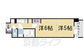 ファーストフィオーレ京都西京極 101 ｜ 京都府京都市右京区西京極浜ノ本町（賃貸マンション2K・1階・31.50㎡） その2