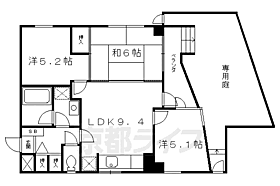 京都府長岡京市天神1丁目（賃貸マンション3LDK・1階・54.72㎡） その2