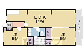 サンク・メルベーユ並河 202 ｜ 京都府亀岡市大井町並河3丁目（賃貸マンション2LDK・2階・60.05㎡） その2