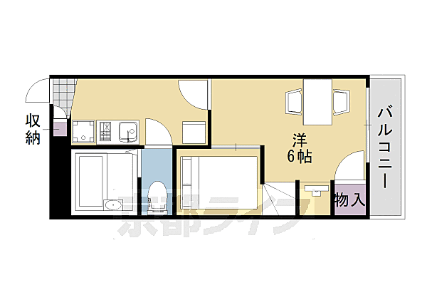 レオパレス西京 203｜京都府京都市西京区大枝塚原町(賃貸アパート1K・2階・19.87㎡)の写真 その2