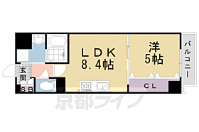 京都府向日市寺戸町西野辺（賃貸マンション1LDK・3階・33.64㎡） その2